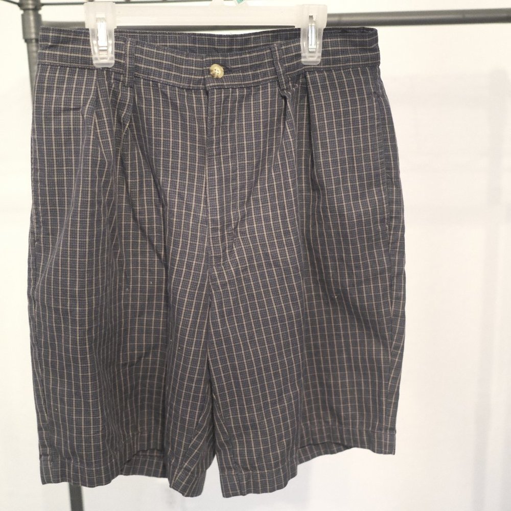 Greg Norman Plaid Shorts